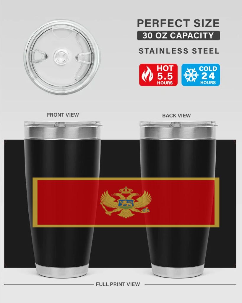 Montenegro 82#- world flags- Tumbler