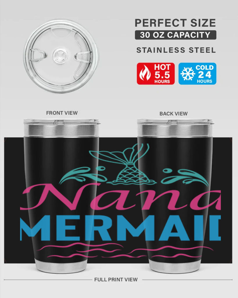 Nana Mermaid Design 518#- mermaid- Tumbler