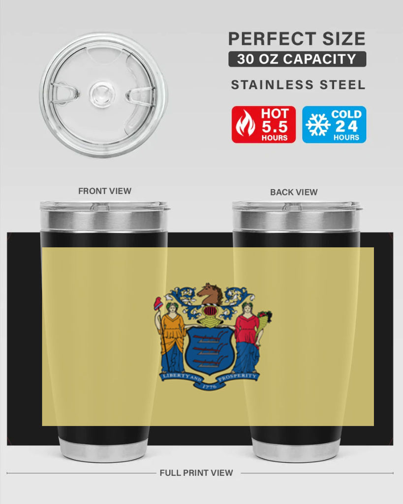 New Jersey 22#- Us Flags- Tumbler