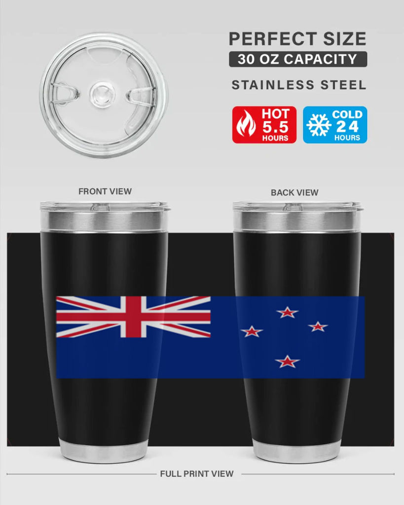 New Zealand 74#- world flags- Tumbler