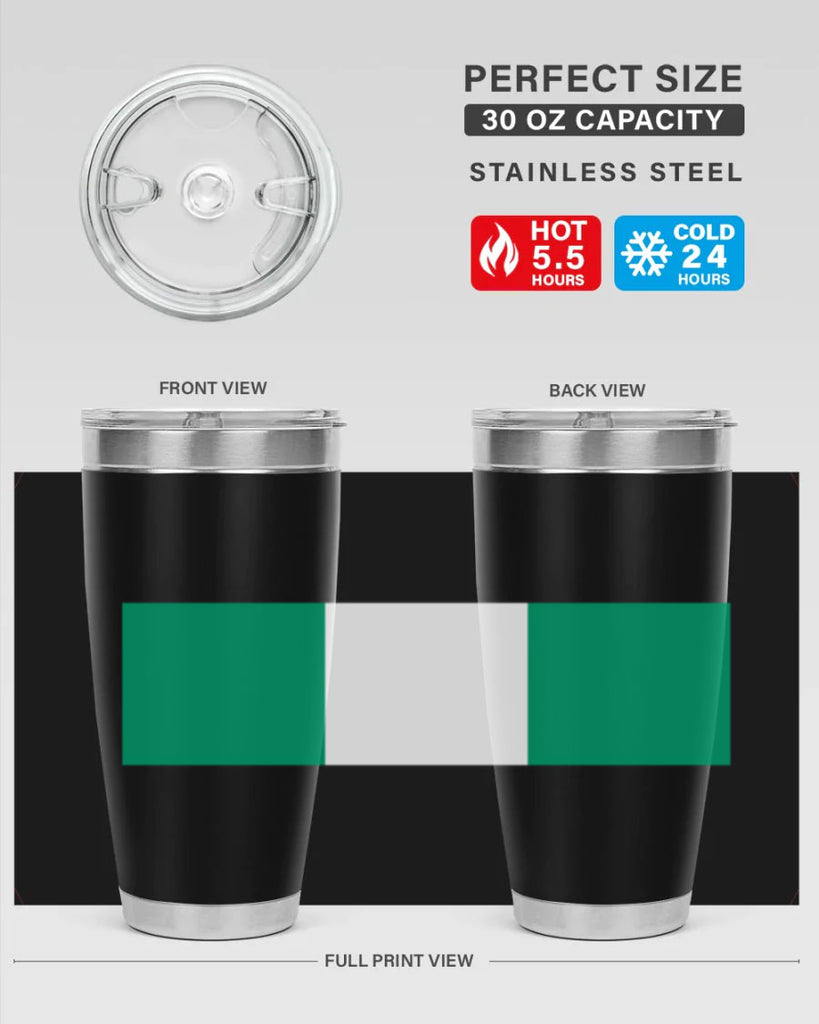 Nigeria 71#- world flags- Tumbler