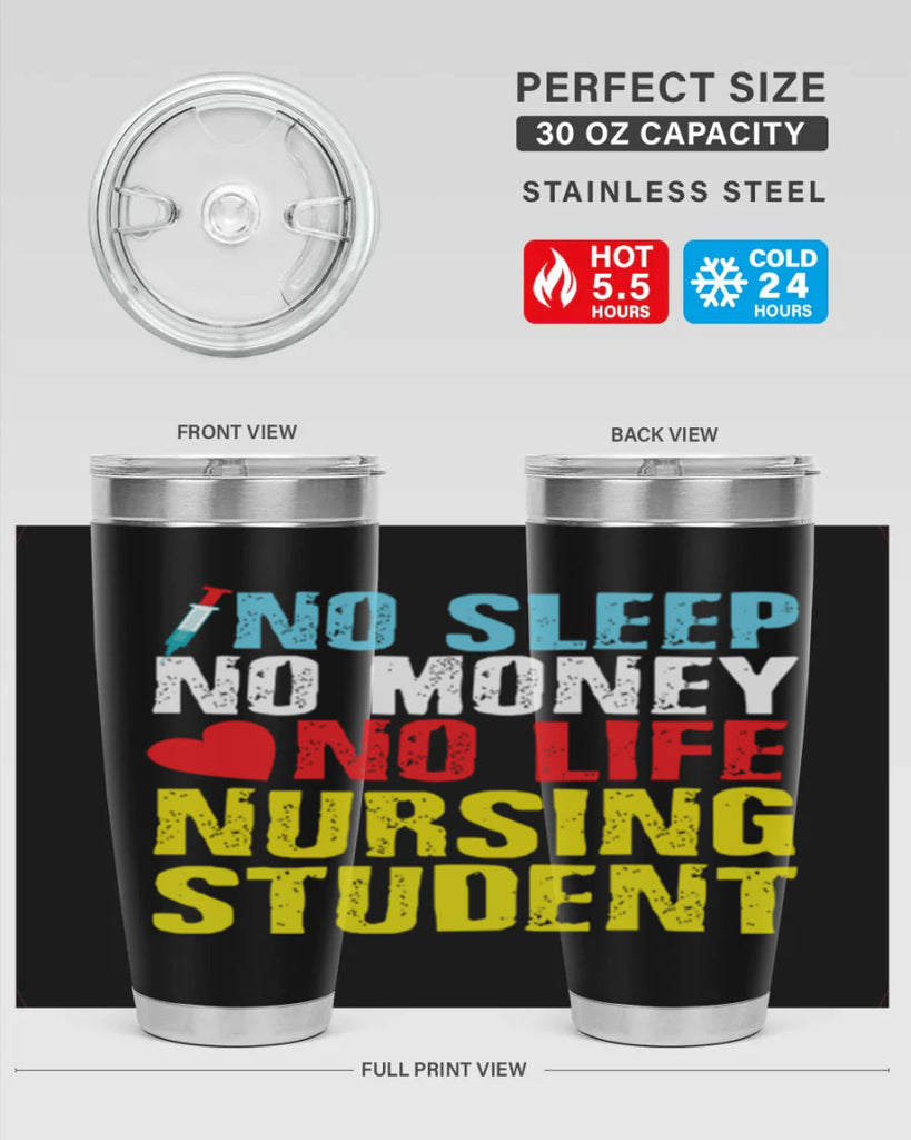 No Sleep Style 290#- nurse- tumbler