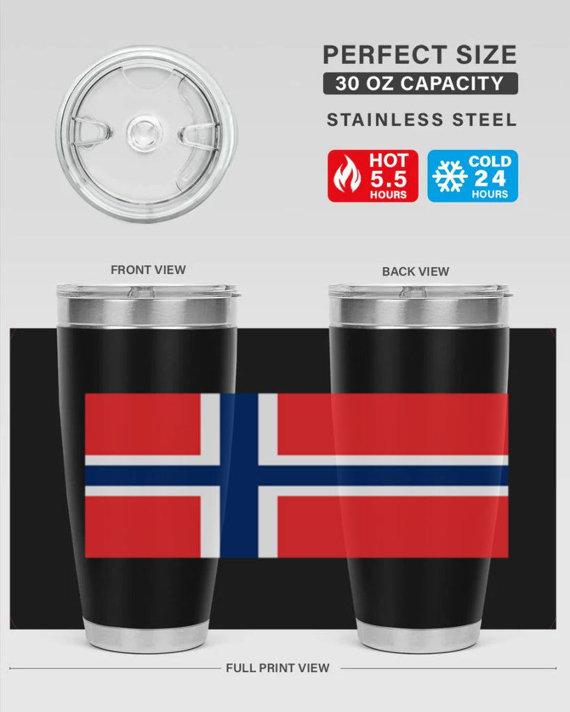 Norway 68#- world flags- Tumbler