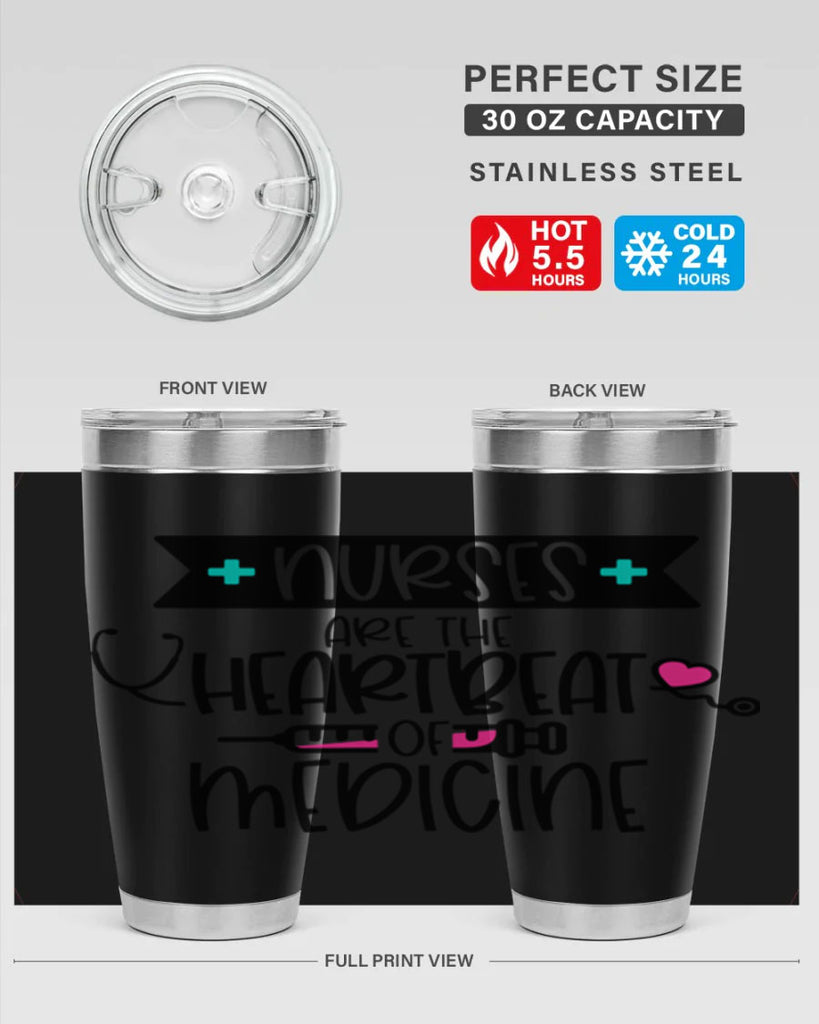 Nurses Are The Heartbeat Of Medicine Style Style 91#- nurse- tumbler