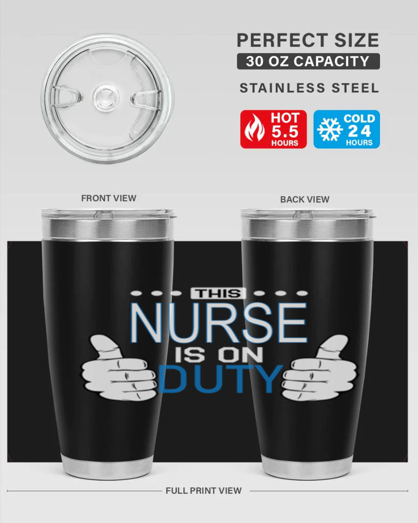 NursetransperntPNG Style 400#- nurse- tumbler