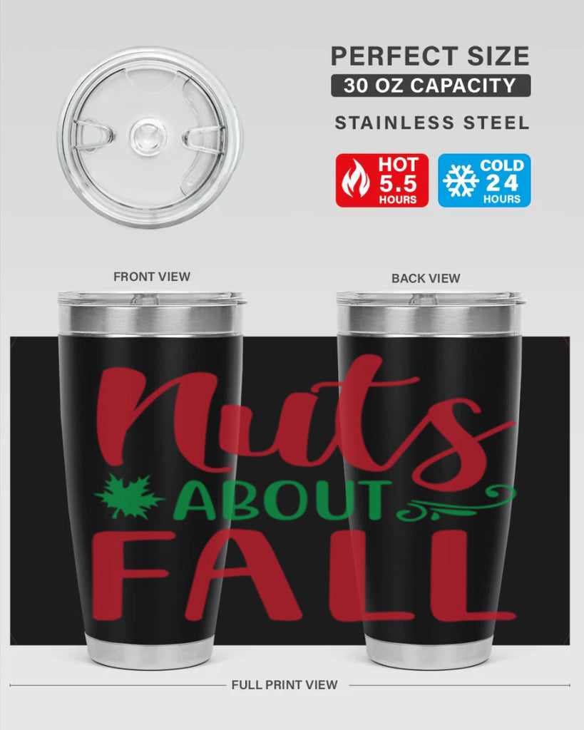 Nuts About Fall 443#- fall- Tumbler
