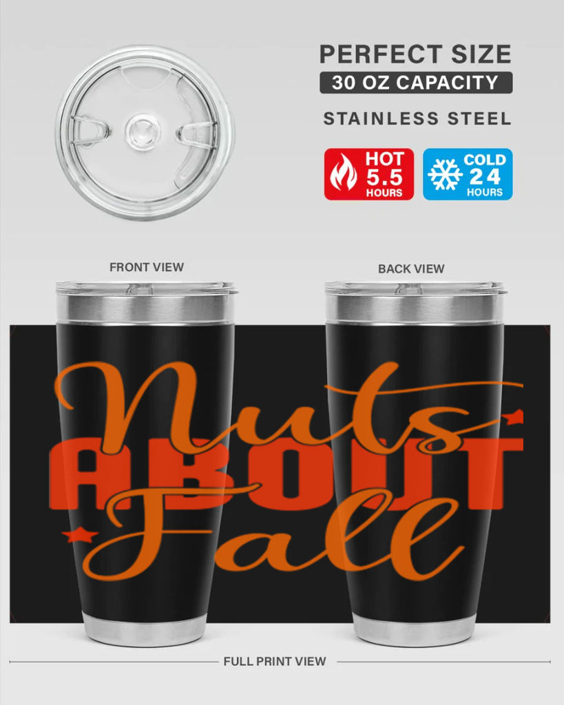Nuts About Fall Design 444#- fall- Tumbler