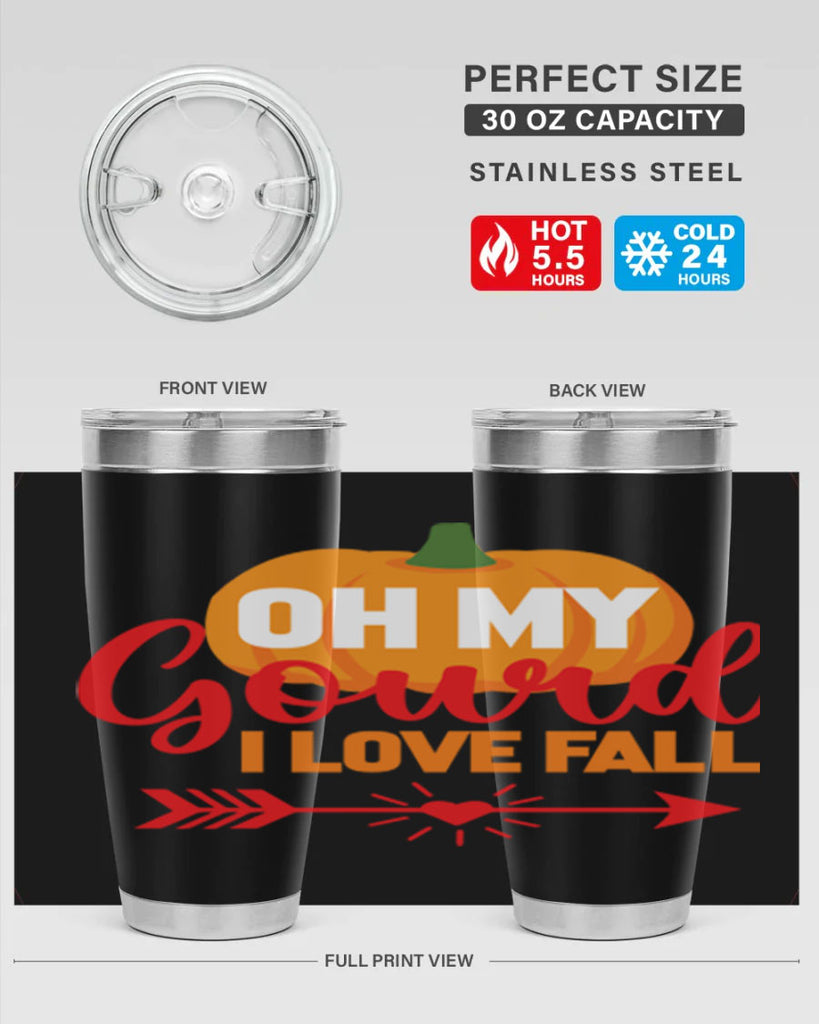 OhMyGourdILove 459#- fall- Tumbler