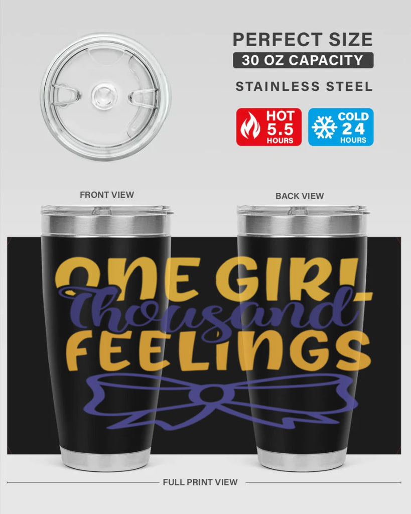 One Girl Thousand Feelings Style 208#- baby- tumbler