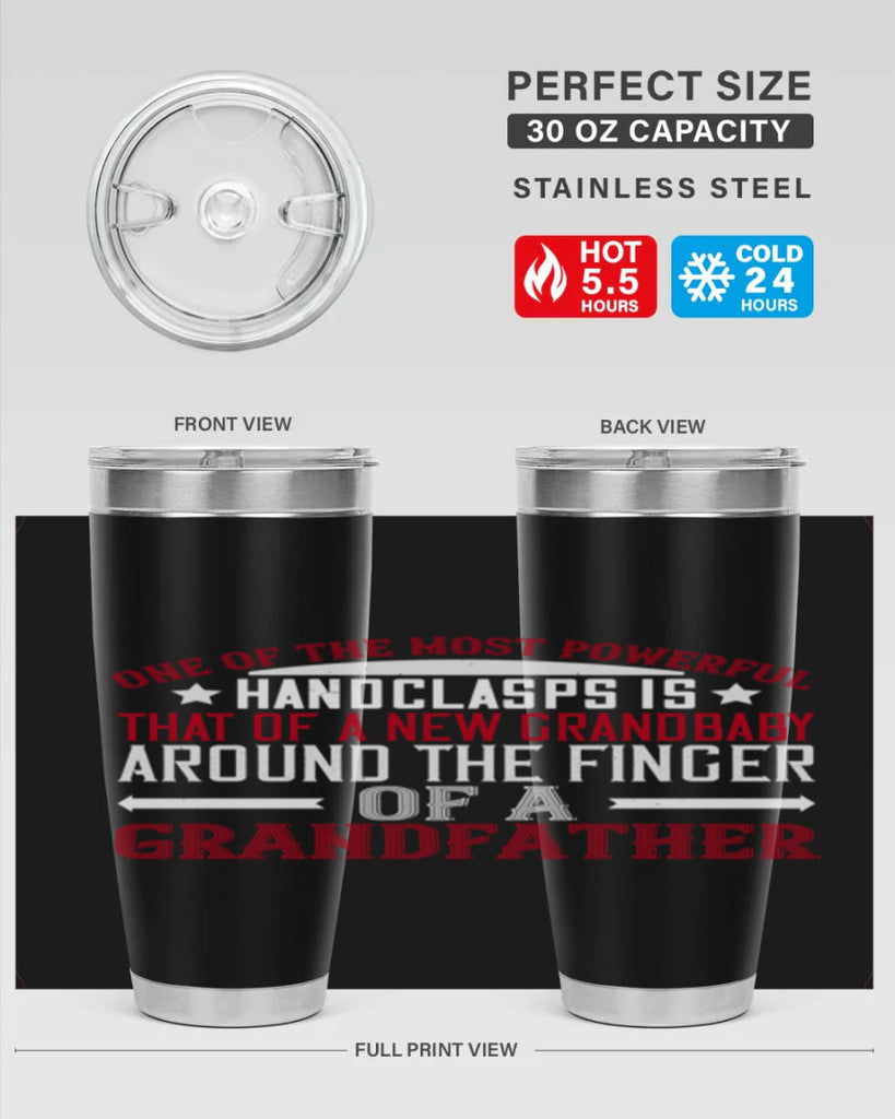 One of the most powerful handclasps 69#- grandpa - papa- Tumbler