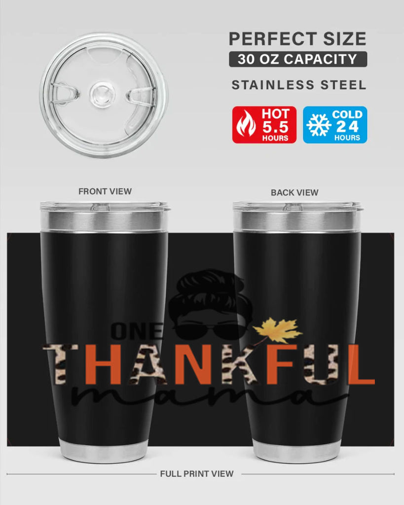 One thankful mama 463#- fall- Tumbler