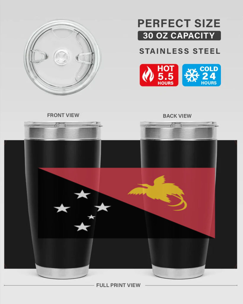 Papua New Guinea 62#- world flags- Tumbler