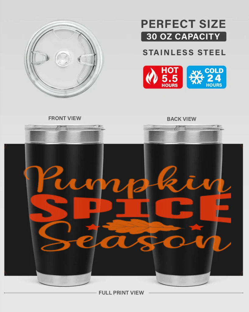 Pumpkin Spice Season Design 557#- fall- Tumbler