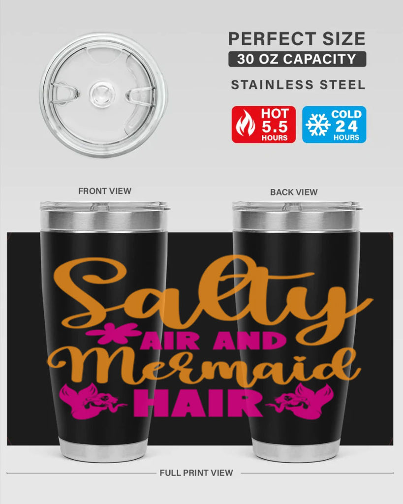 Salty Air And Mermaid Hair 560#- mermaid- Tumbler