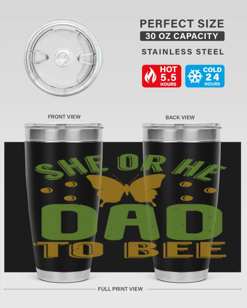 She or He Dad to bee Style 172#- baby- tumbler