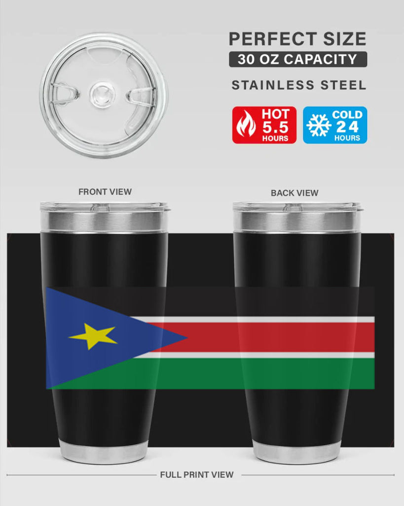 South Sudan 34#- world flags- Tumbler