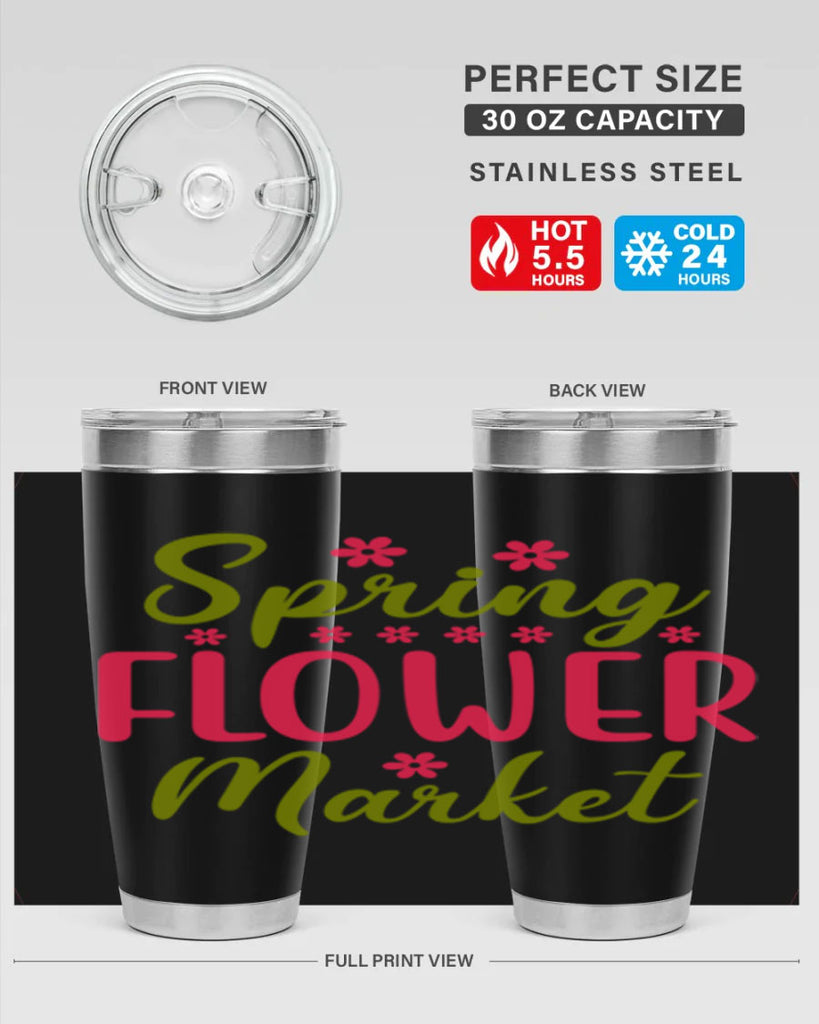 Spring Flower Market 423#- spring- Tumbler