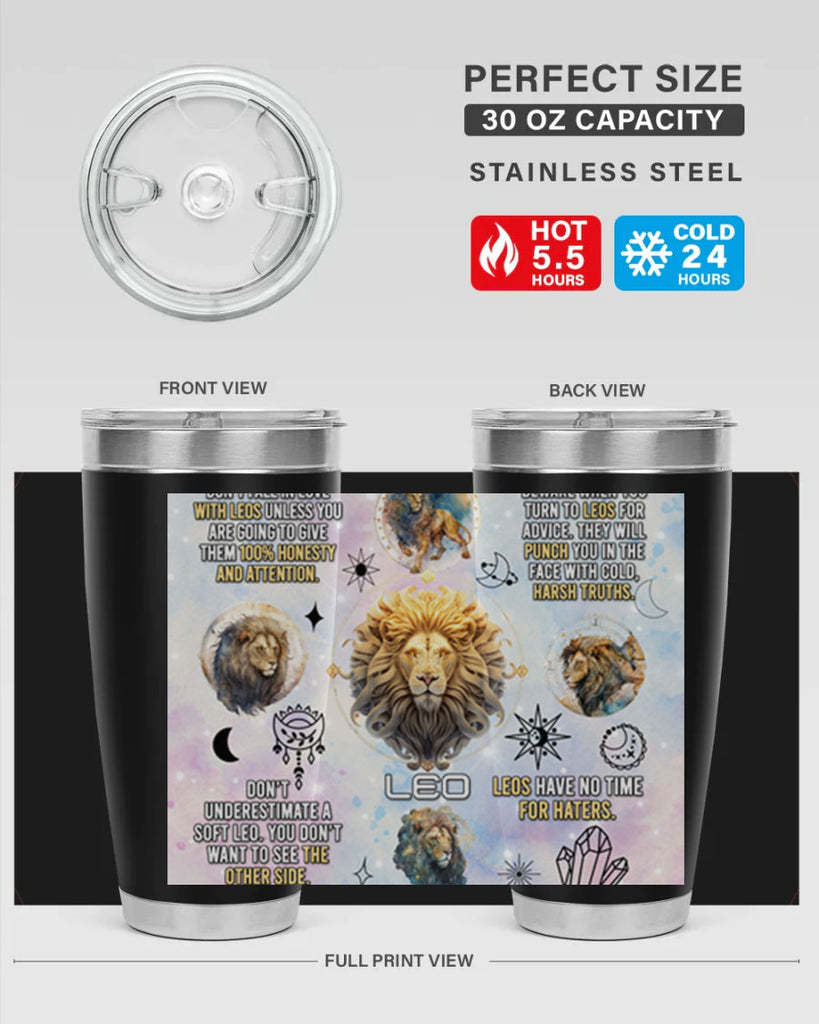 StraightLeo 473#- zodiac- Tumbler