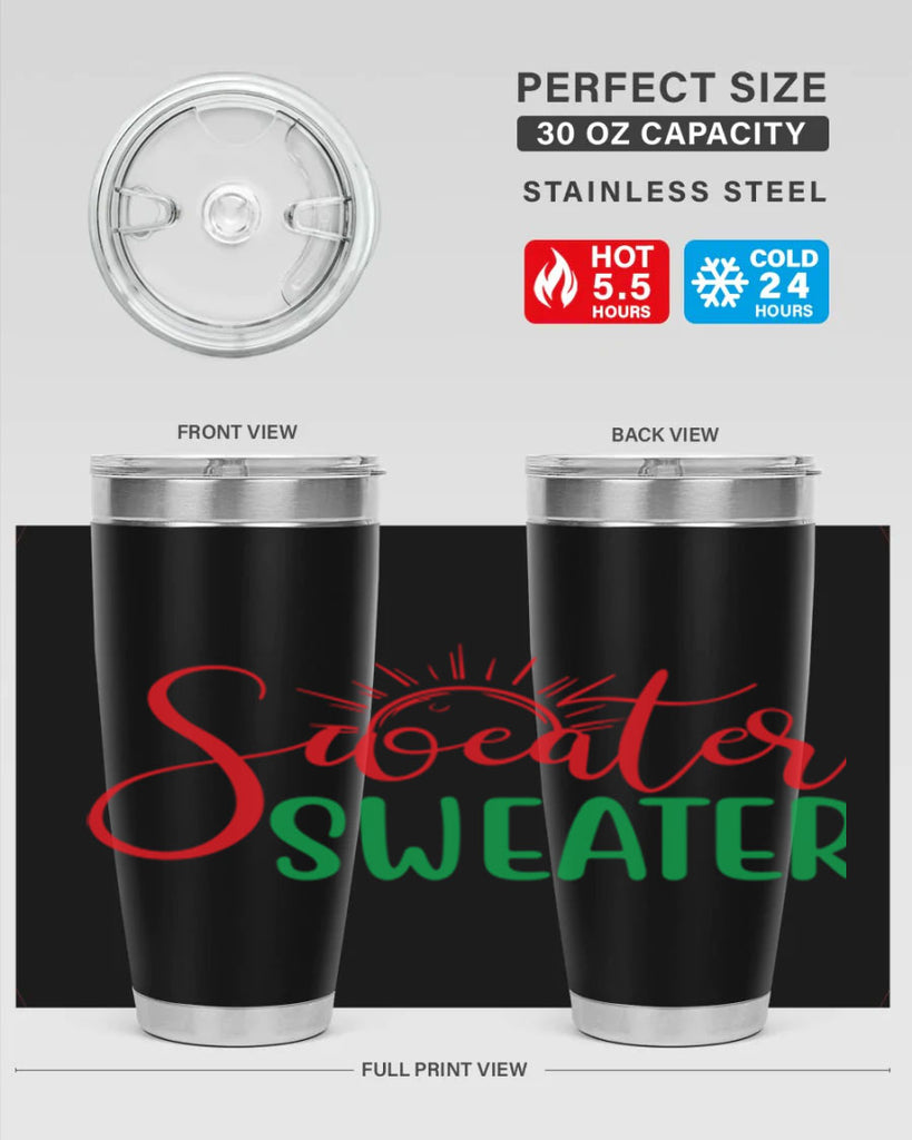 Sweater Weather 583#- fall- Tumbler