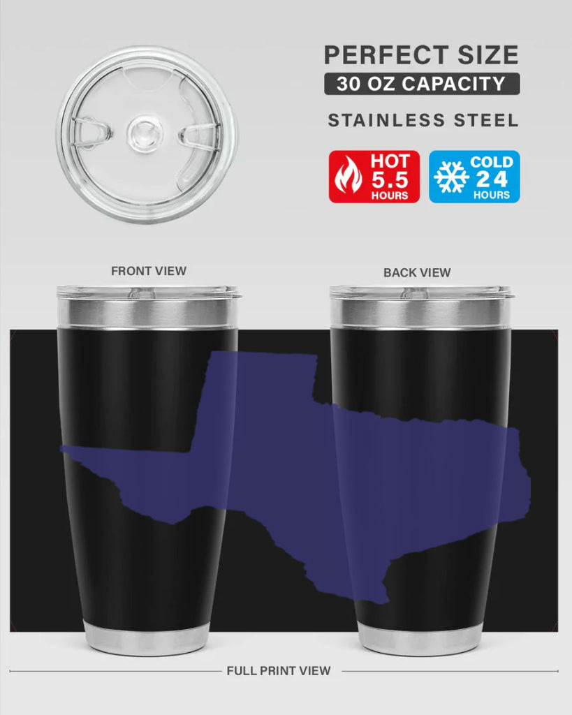 Texas 8#- stateflags- Tumbler