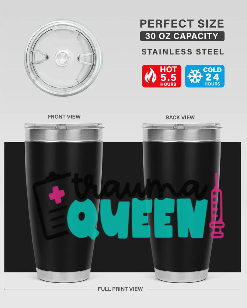 Trauma Queen Style Style 11#- nurse- tumbler