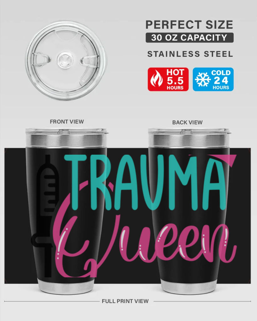 Trauma Queen Style Style 12#- nurse- tumbler