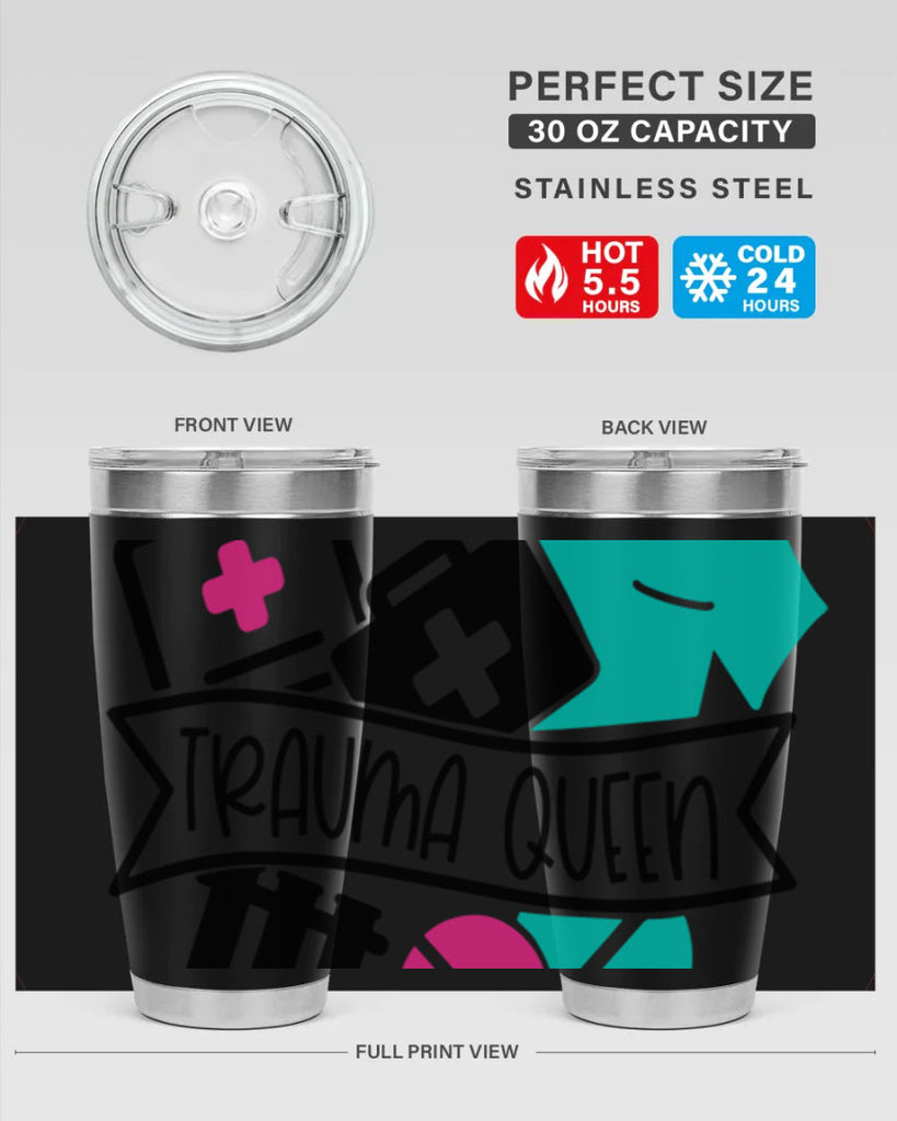 Trauma Queen Style Style 13#- nurse- tumbler