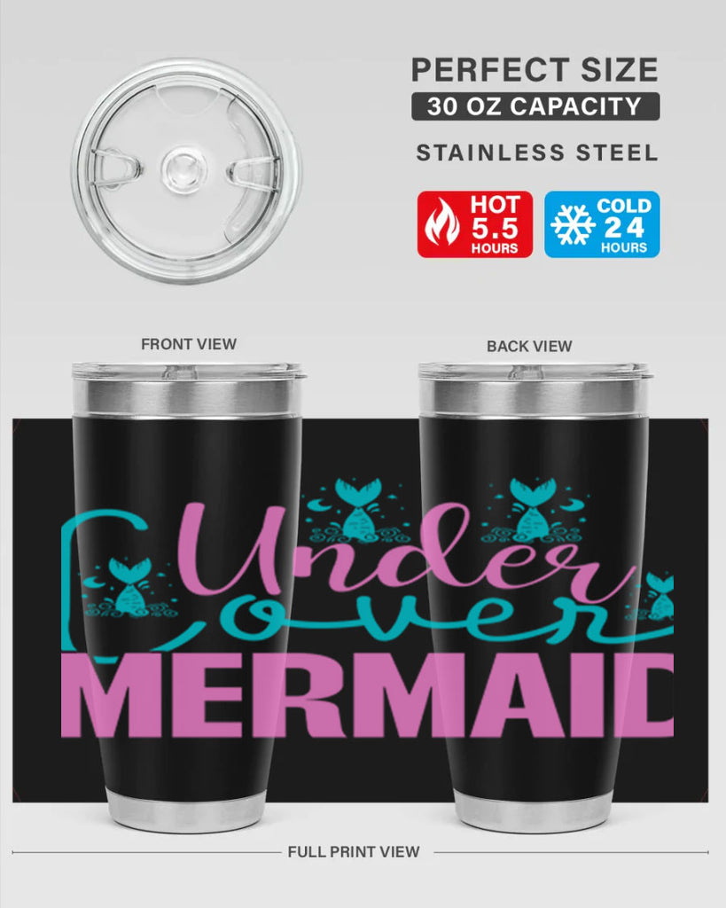 Under Cover Mermaid 643#- mermaid- Tumbler