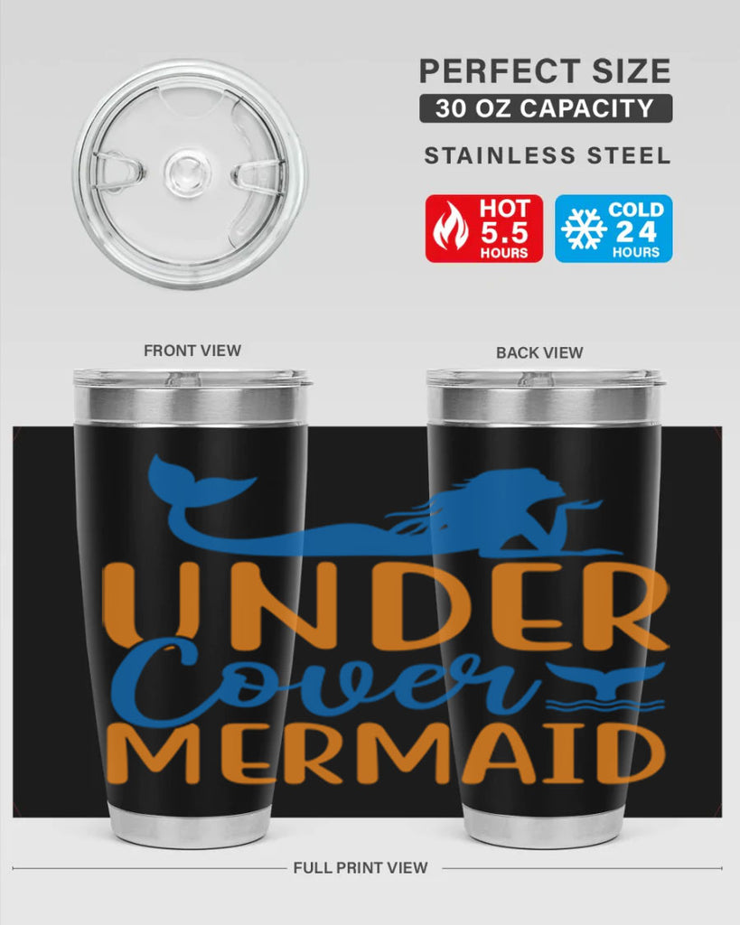 Under Cover Mermaid 644#- mermaid- Tumbler