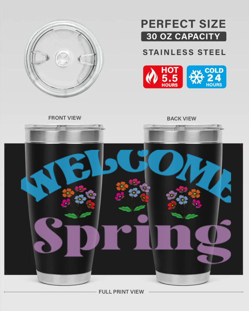 Welcome Spring  600#- spring- Tumbler