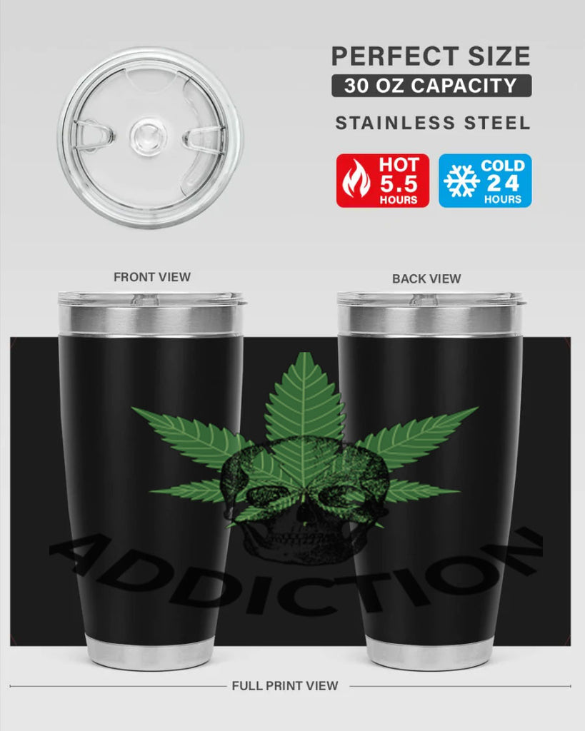 addiction cannabis 7#- marijuana- Tumbler