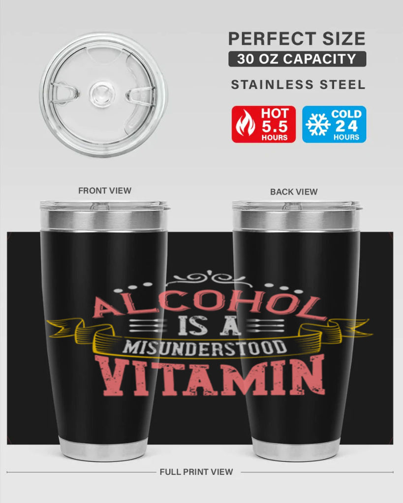 alcohol is a misunderstood vitamin 50#- cooking- Tumbler