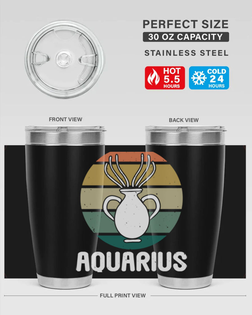 aquarius 78#- zodiac- Tumbler