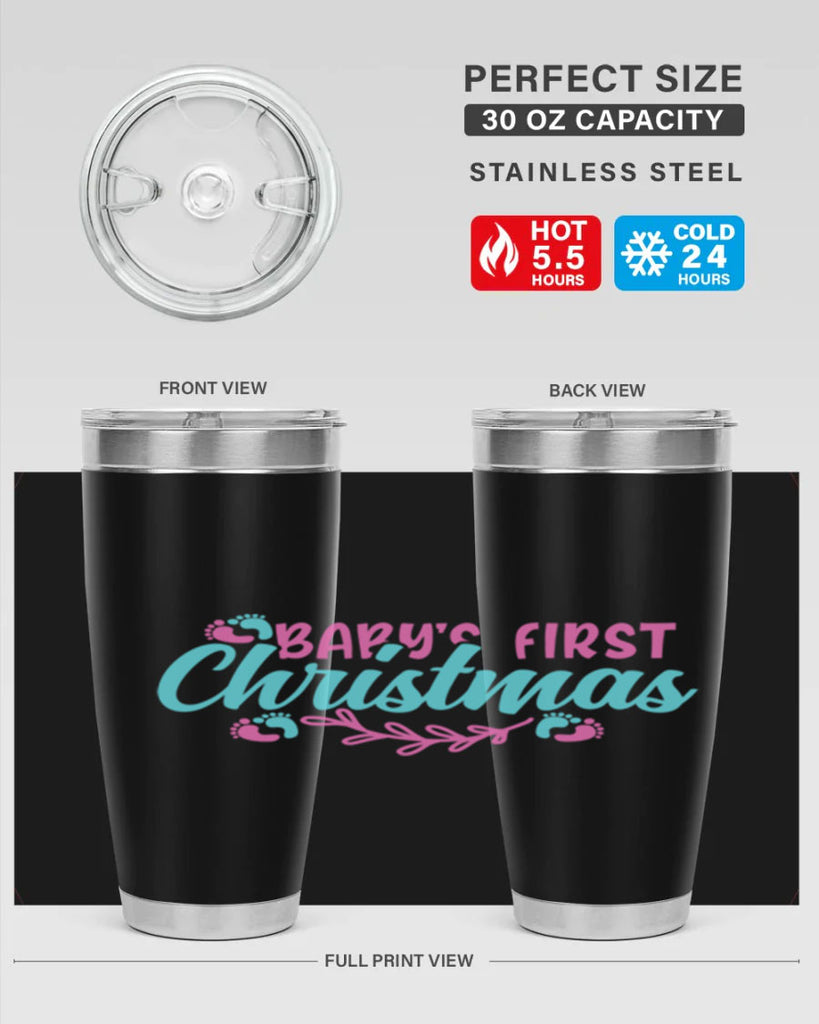 babys first christmas Style 287#- baby- tumbler
