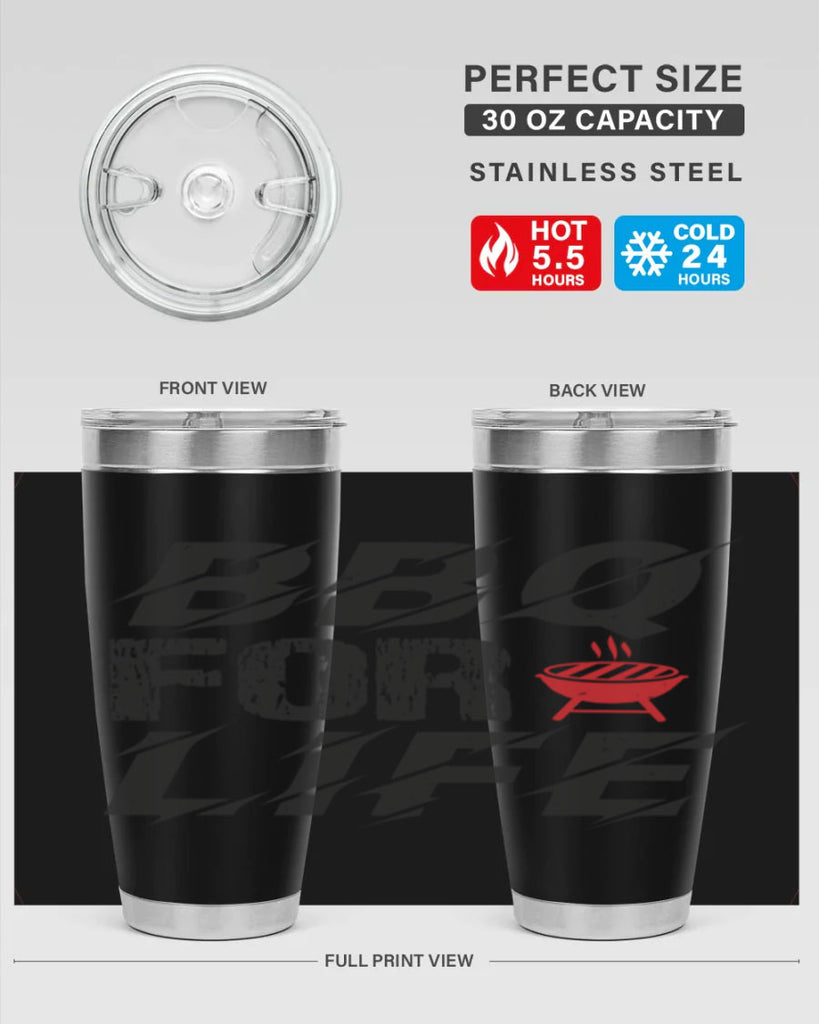 bbq for life 39#- bbq- Tumbler