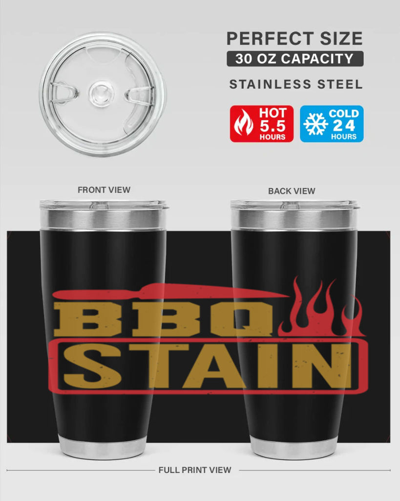 bbq stain 3#- bbq- Tumbler