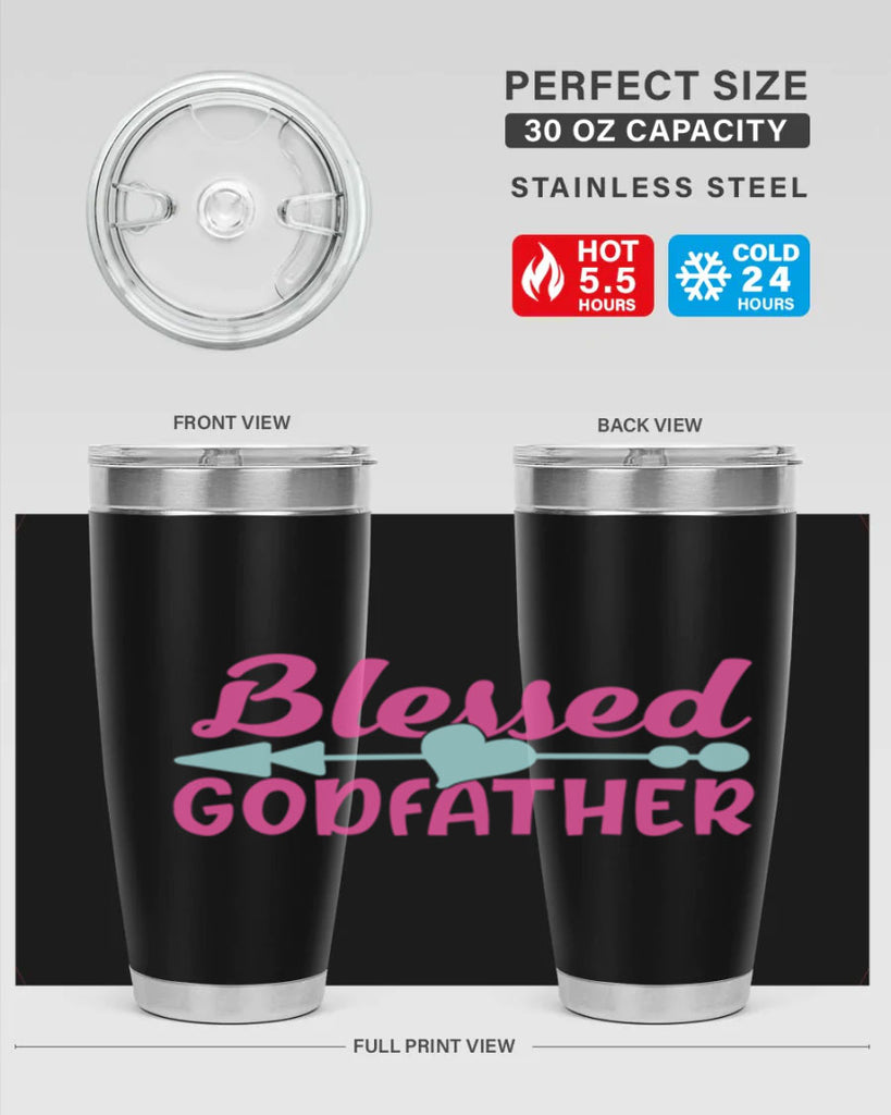 blessed godfather 4#- God Parent- Tumbler