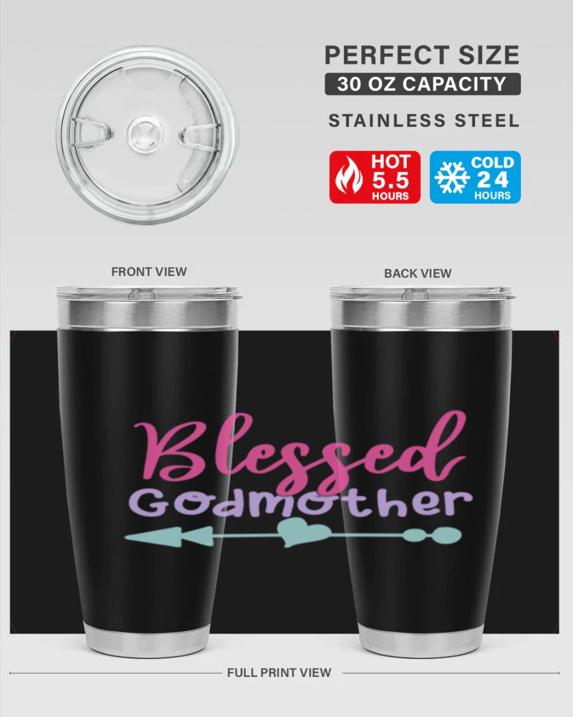 blessed godmother 2#- God Parent- Tumbler