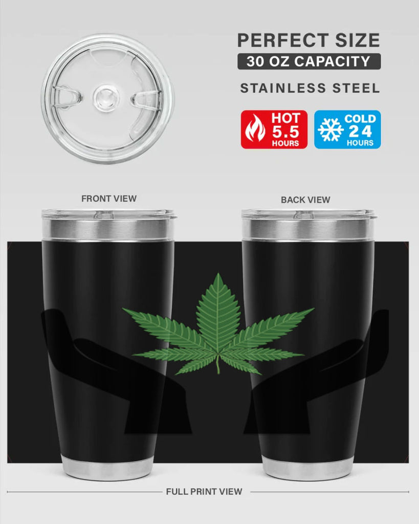 cannabis hands 44#- marijuana- Tumbler