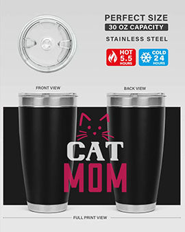 cat mom Style 34#- cat- Tumbler