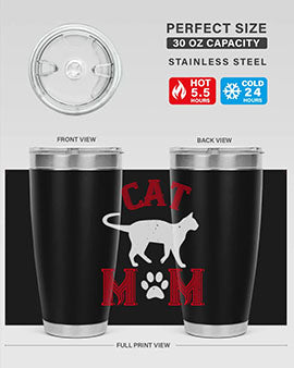 cat mom Style 35#- cat- Tumbler