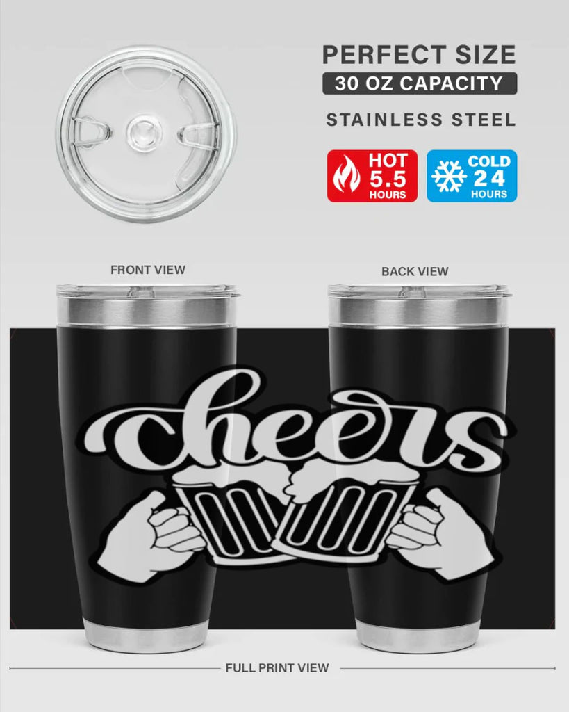 cheers 44#- beer- Tumbler