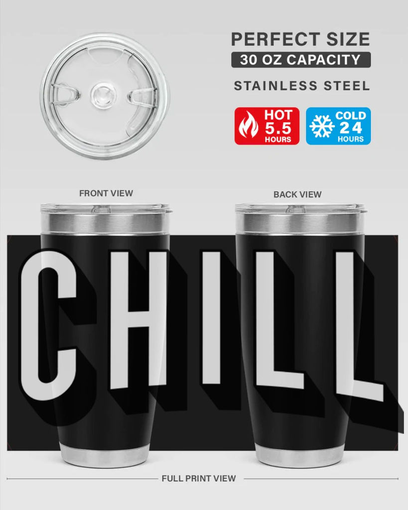 chill netflix 186#- black words phrases- Cotton Tank