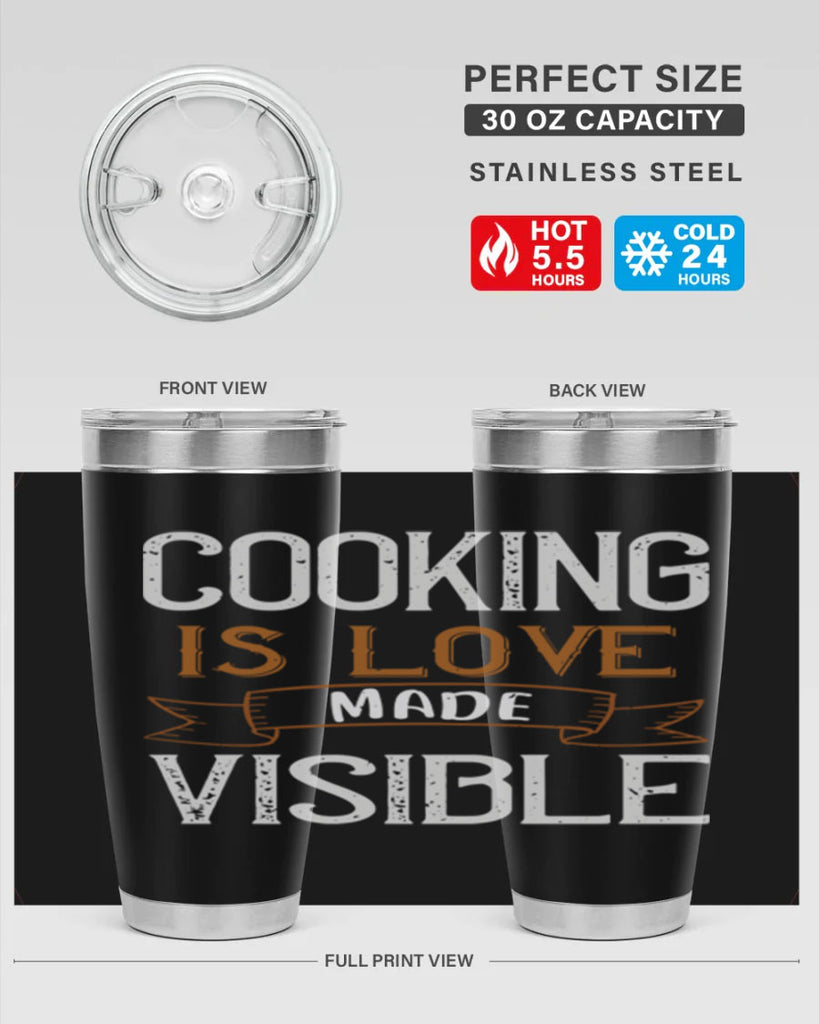 cooking is love made visible 43#- cooking- Tumbler