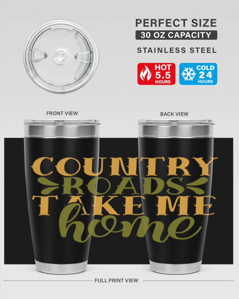 country roads take me home 19#- farming and gardening- Tumbler