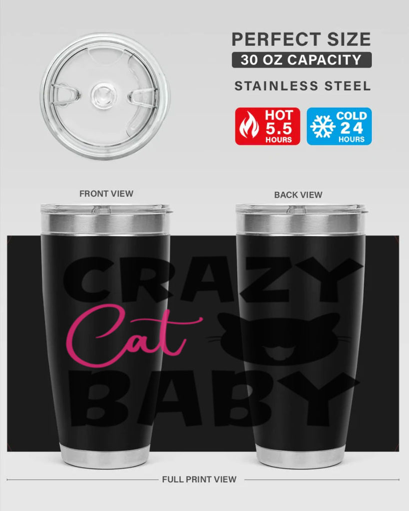 crazy cat baby Style 270#- baby- tumbler