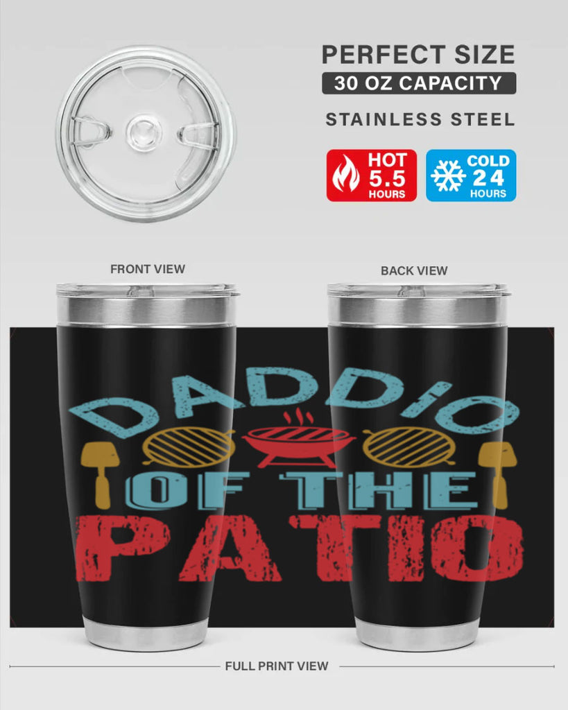 daddio of the patio 47#- bbq- Tumbler