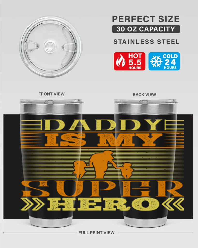 daddy is my super hero 241#- fathers day- Tumbler