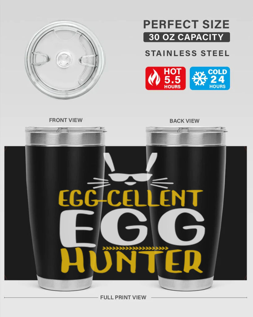 egg cellent egg hunter 82#- easter- Tumbler