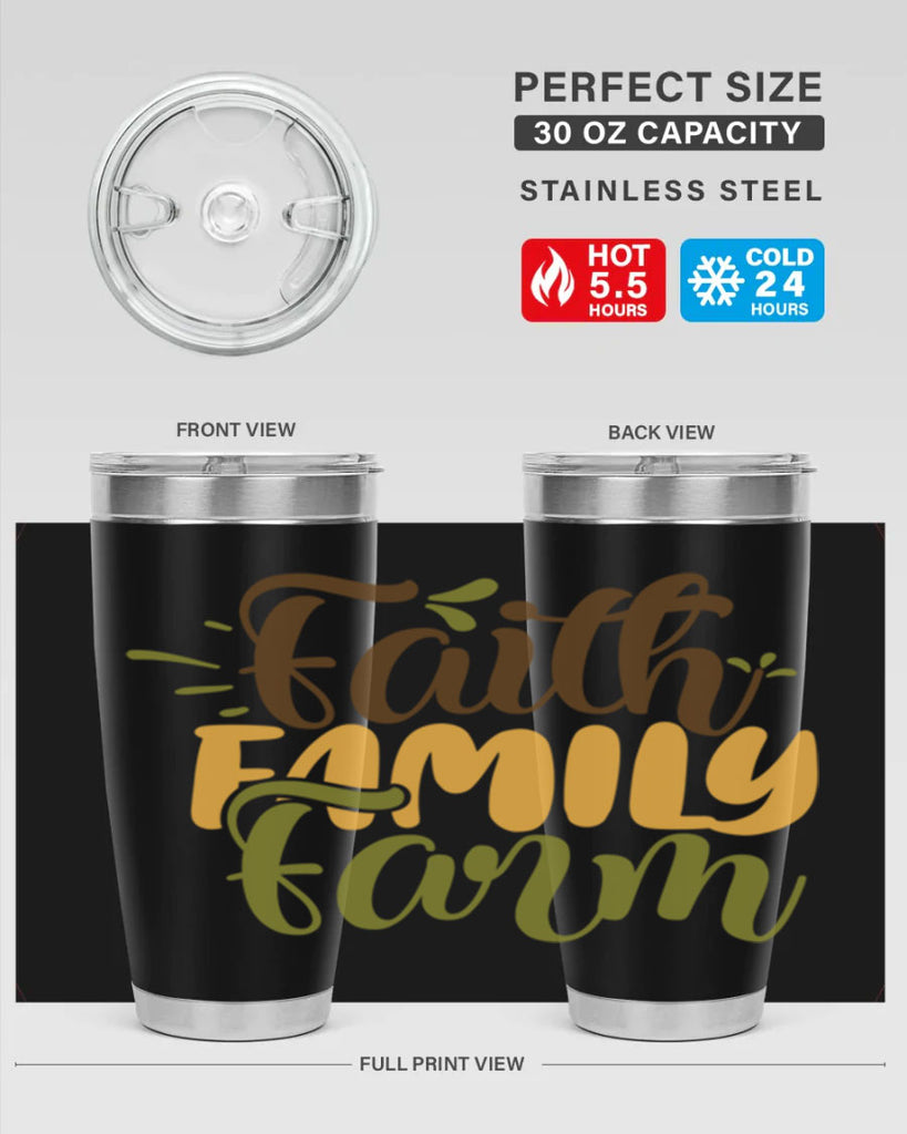 faith family farm 17#- farming and gardening- Tumbler